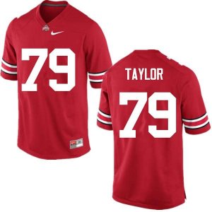 Men's Ohio State Buckeyes #79 Brady Taylor Red Nike NCAA College Football Jersey Stability GLT5044CI